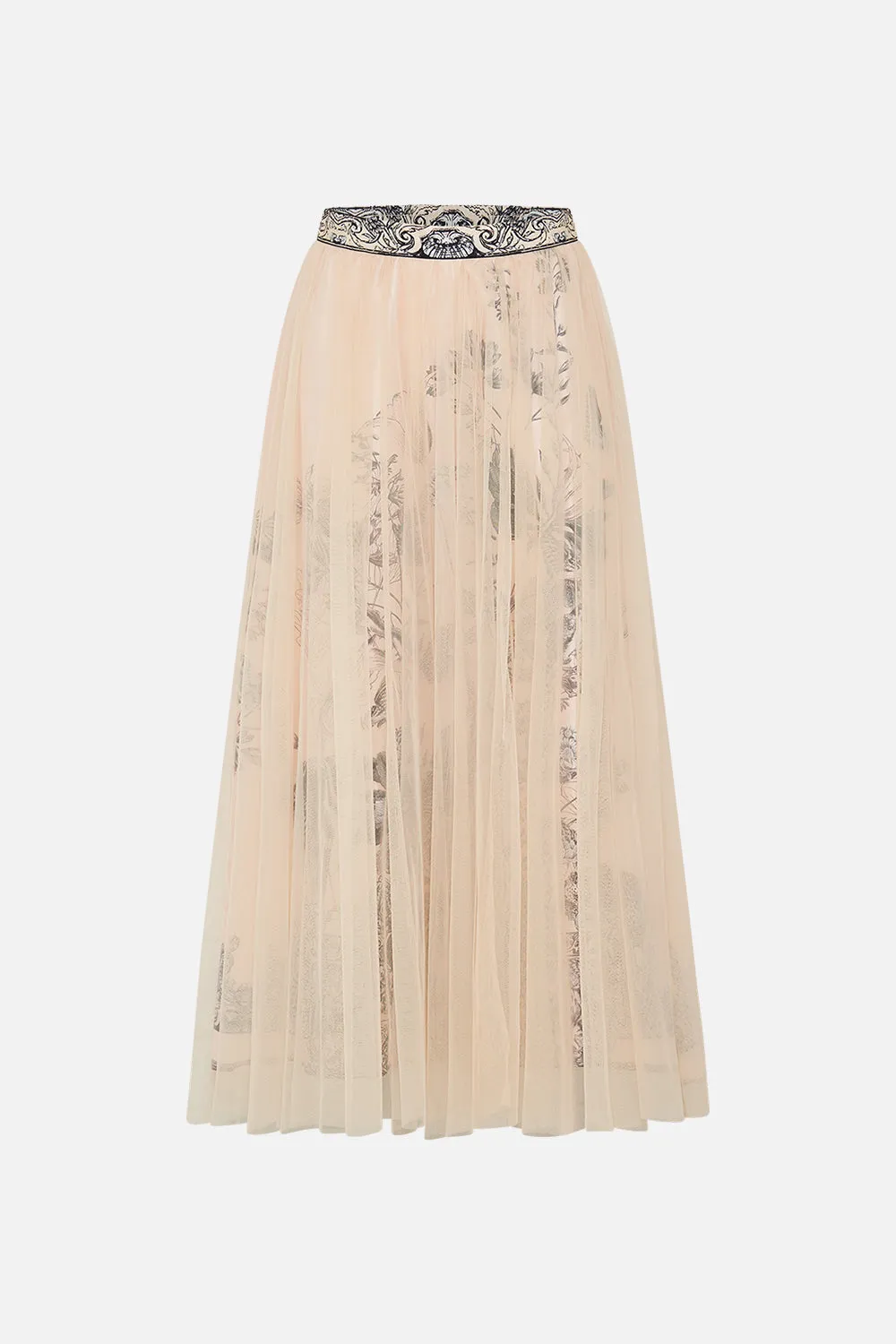 MIDI TULLE SKIRT ETCHED INTO ETERNITY