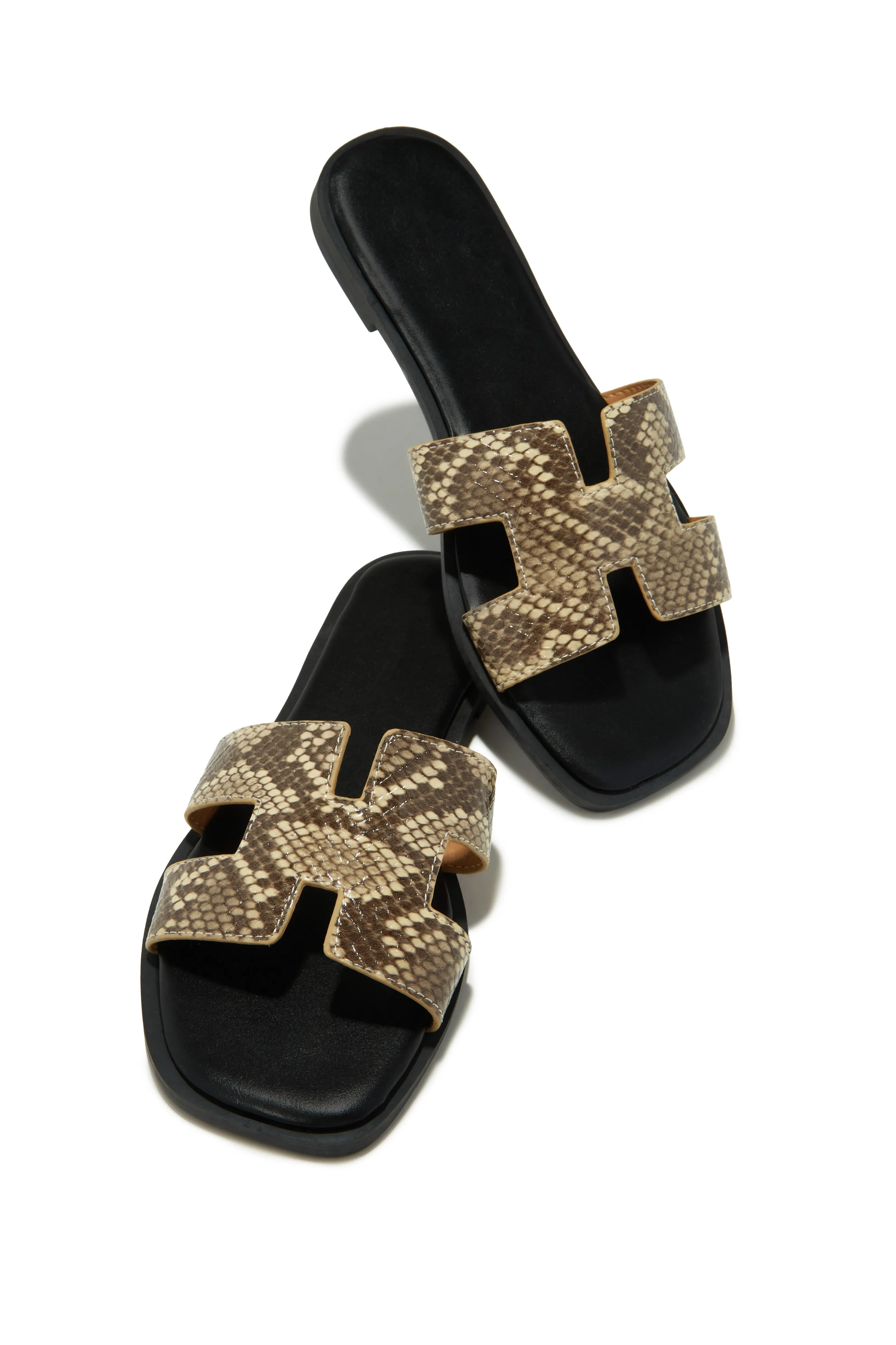 Miraya Slip On Sandals - Leopard