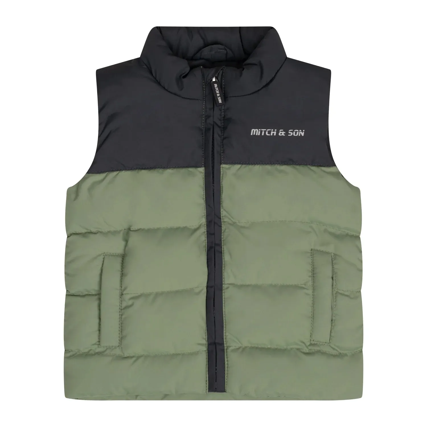 Mitch & Son - Khaki gilet