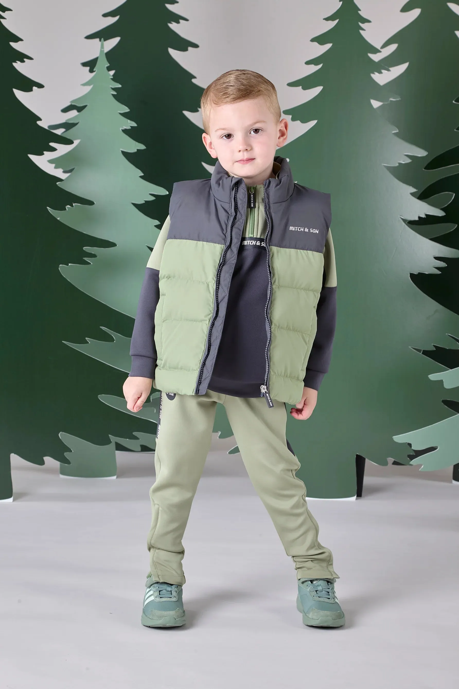 Mitch & Son - Khaki gilet