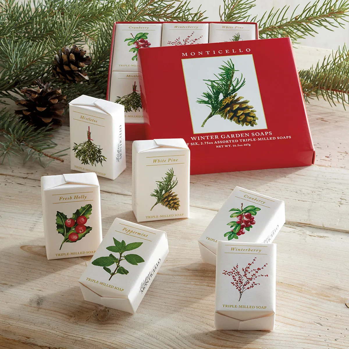 Monticello Botanical Winter Soaps