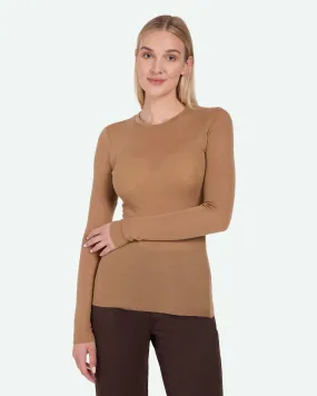 Natashas long sleeved t-shirt 3736 - Tigers Eye