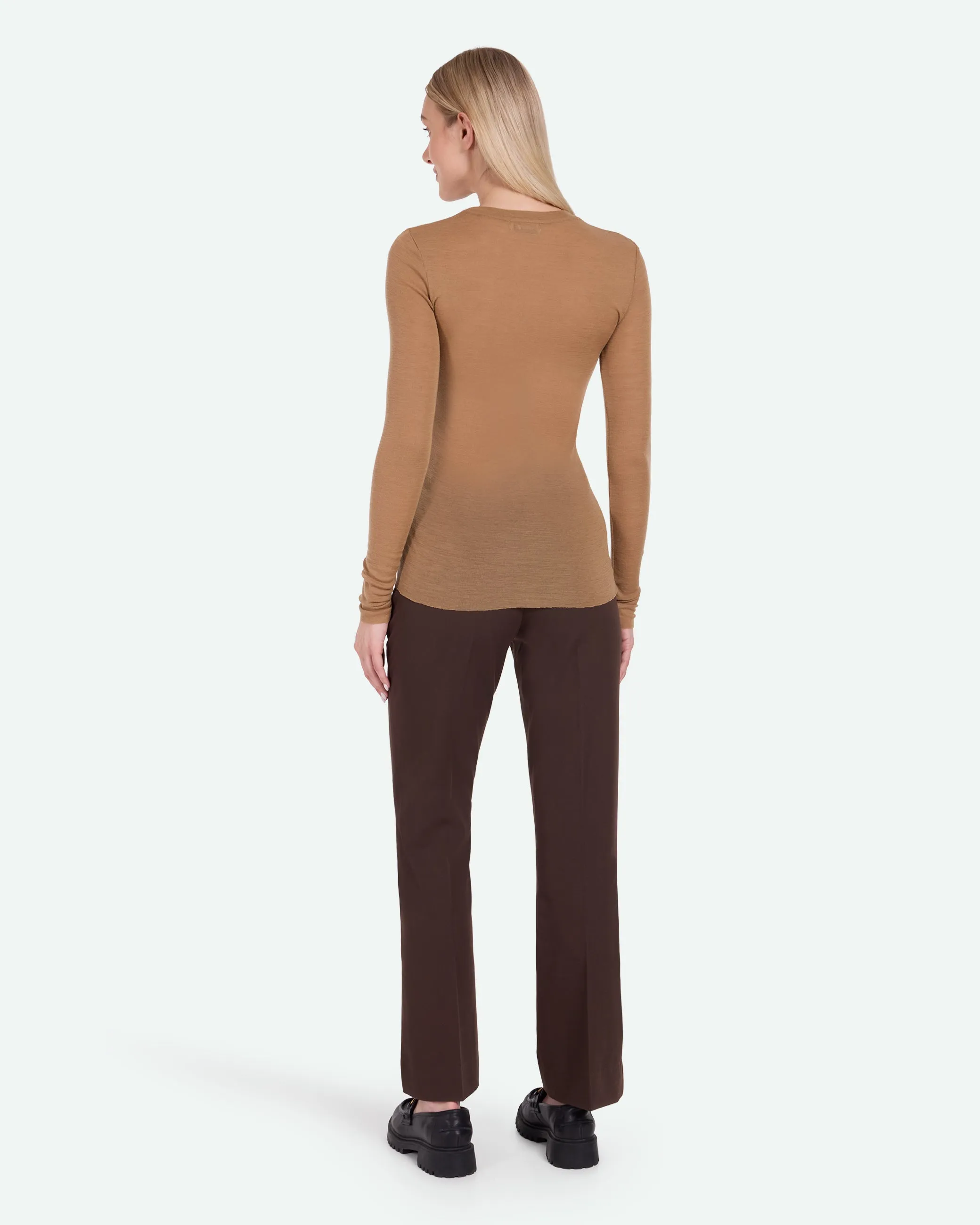 Natashas long sleeved t-shirt 3736 - Tigers Eye