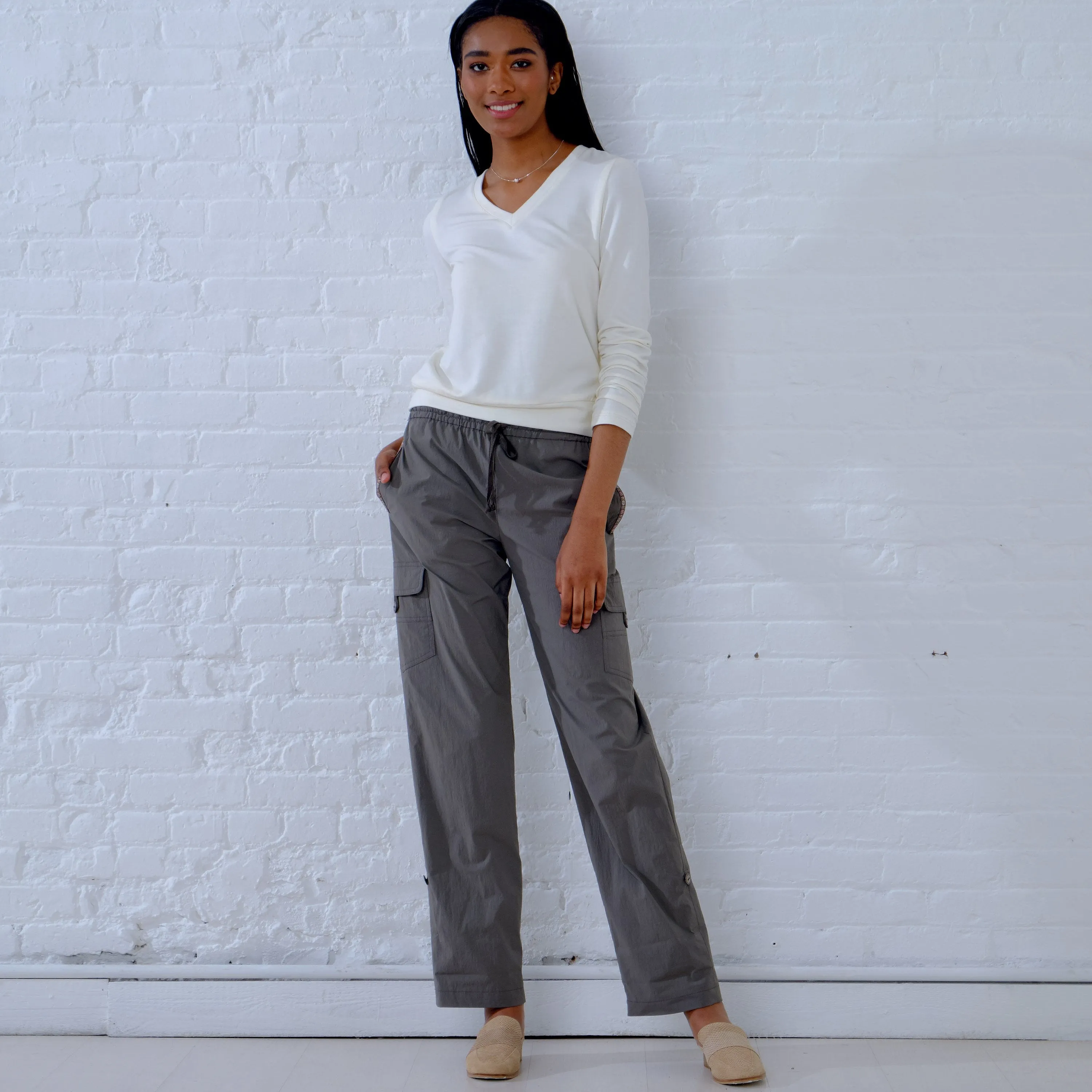 New Look Pattern 6644 Cargo Pants and Knit Top