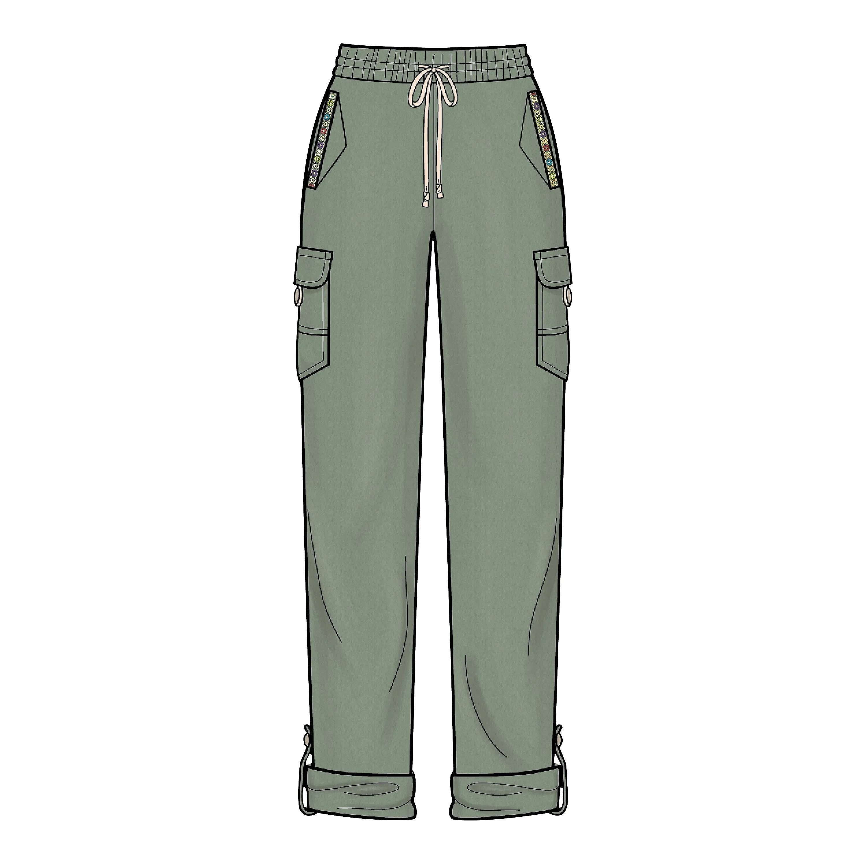 New Look Pattern 6644 Cargo Pants and Knit Top