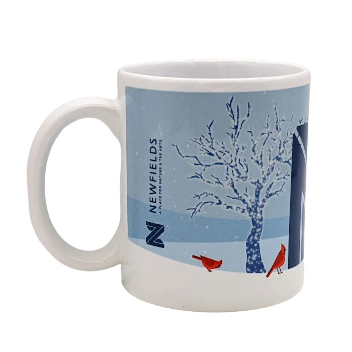 Newfields Winter Cardinal Mug