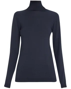 Night Sky Cashmere Turtleneck Sweater