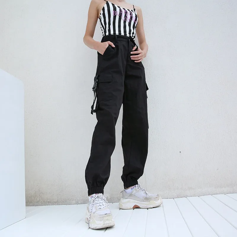 Obsidian High Waist Cargo Pants (3 Colours)