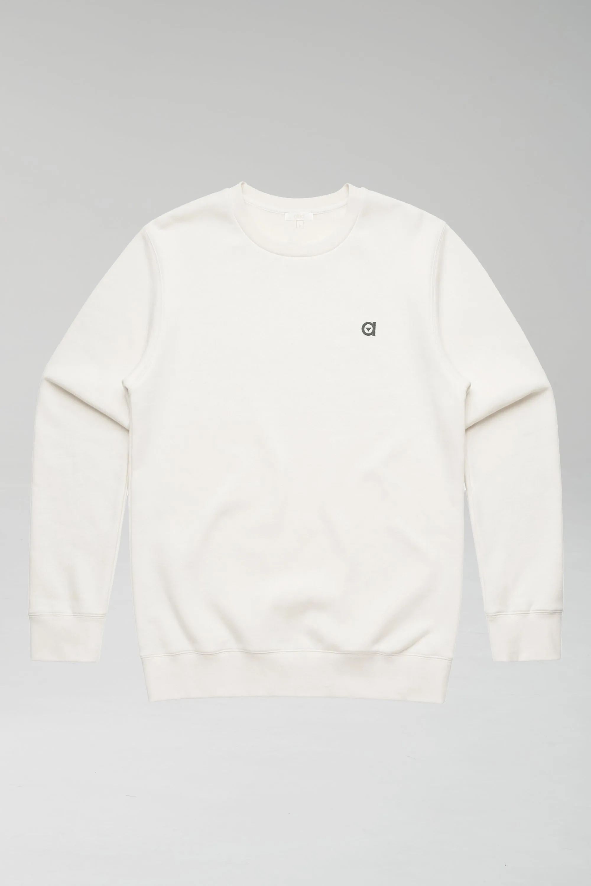 off white crew neck sweatshirt