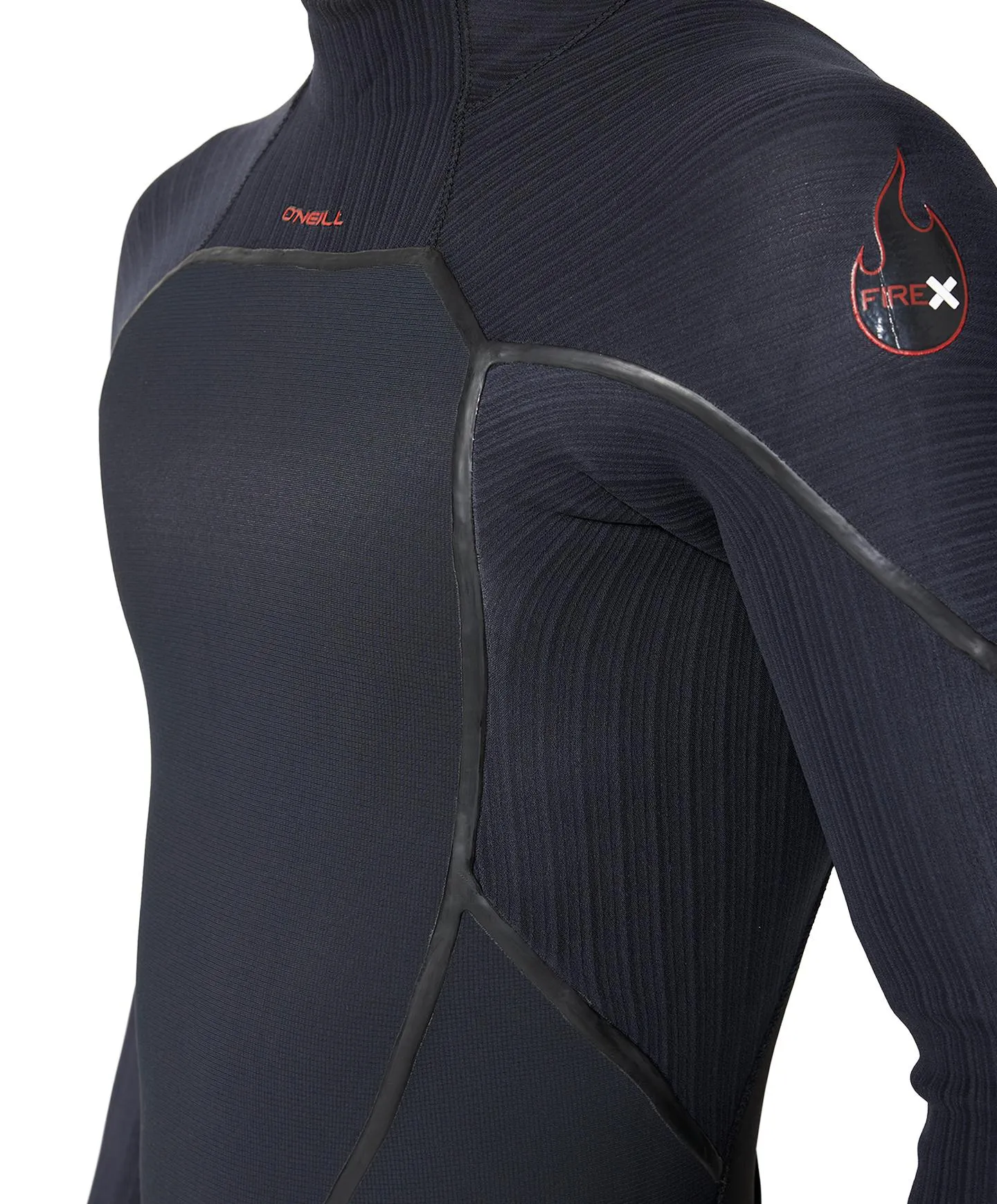 O'Neill HyperFire X 4/3mm Steamer Back Zip Wetsuit - Black