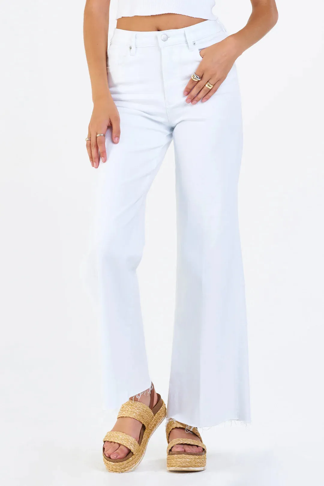 Optic White Fiona Jeans