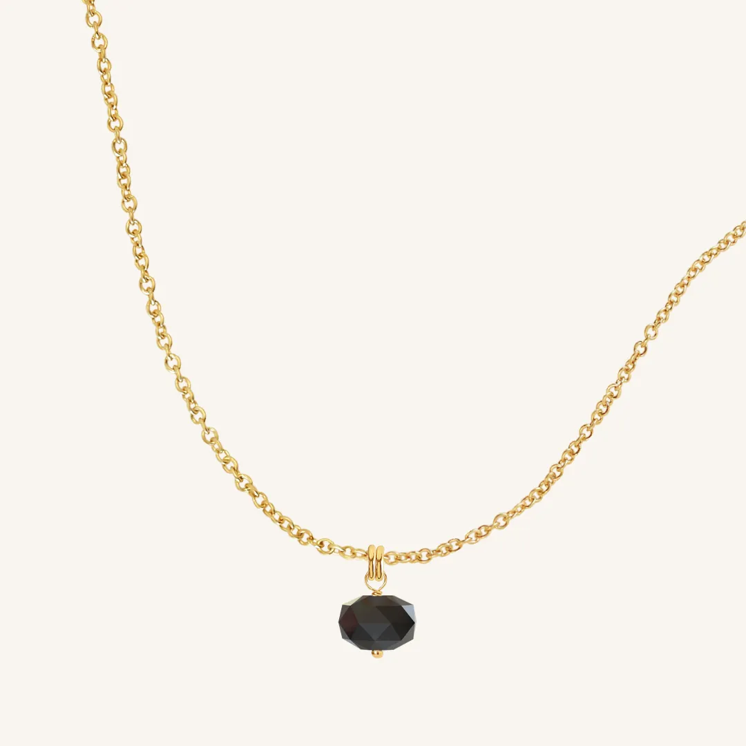 Opulent Black Spinel Necklace - Stone of Mindset