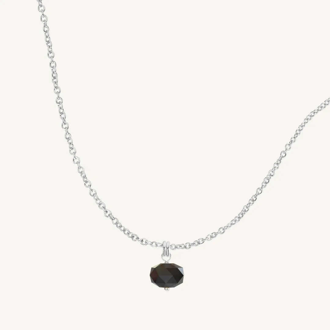 Opulent Black Spinel Necklace - Stone of Mindset