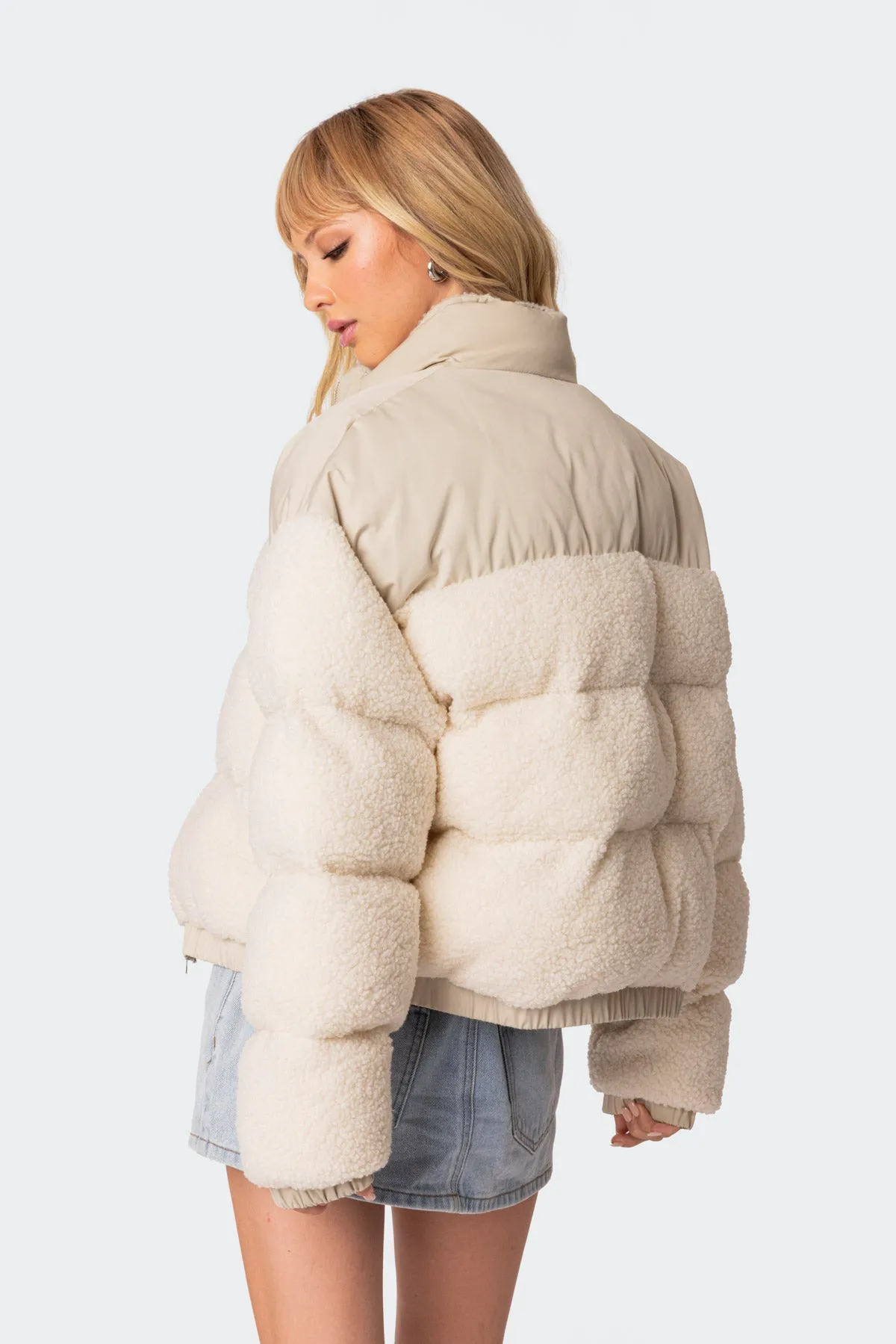 Oversized Sherpa Puffer