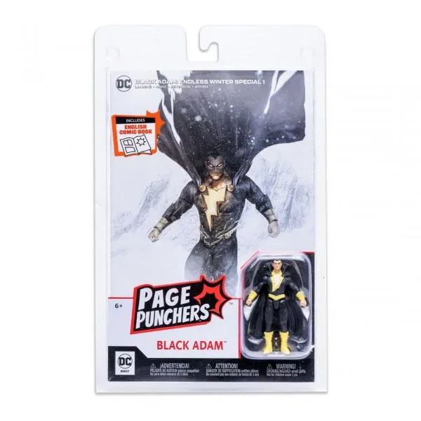 Page Punchers Black Adam :Endless Winter Special 1 DC Comic with 3" Figure