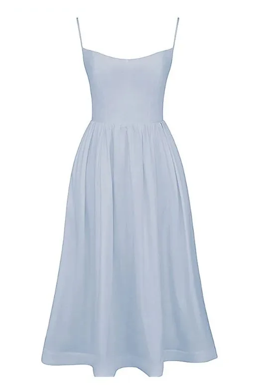 Paloma Bodycon Midi Dress - Baby Blue