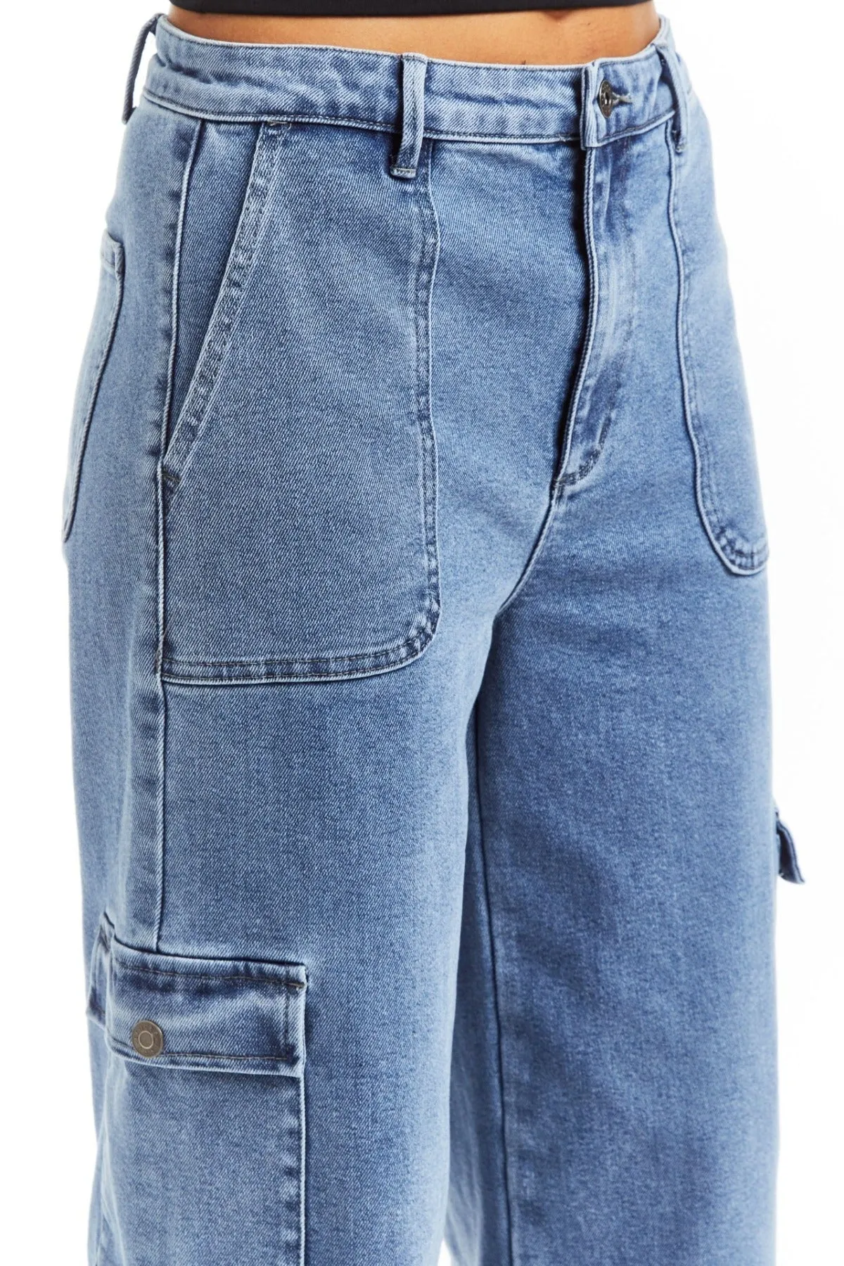 Patch Pocket Cargo Jean