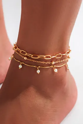 Pearl Layer Anklet