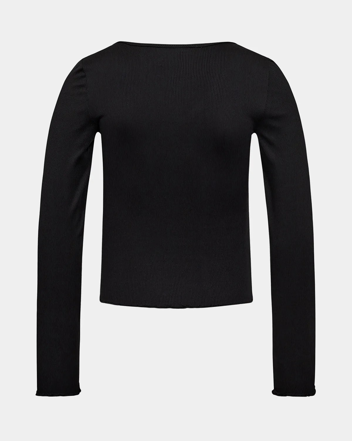 PELINESY T-SHIRT LONG SLEEVE - Black