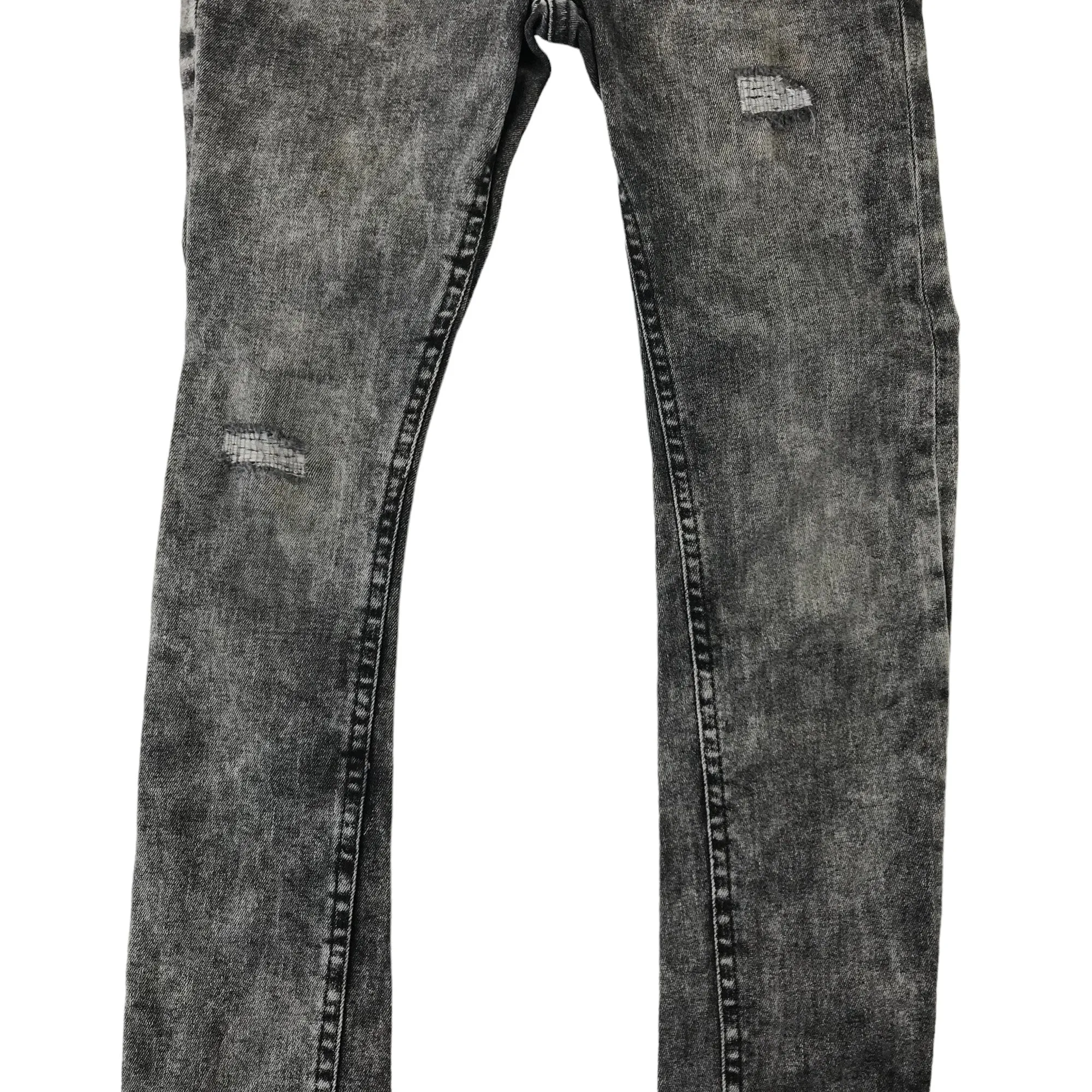 Primark jeans 8-9 years charcoal grey super skinny stretchy