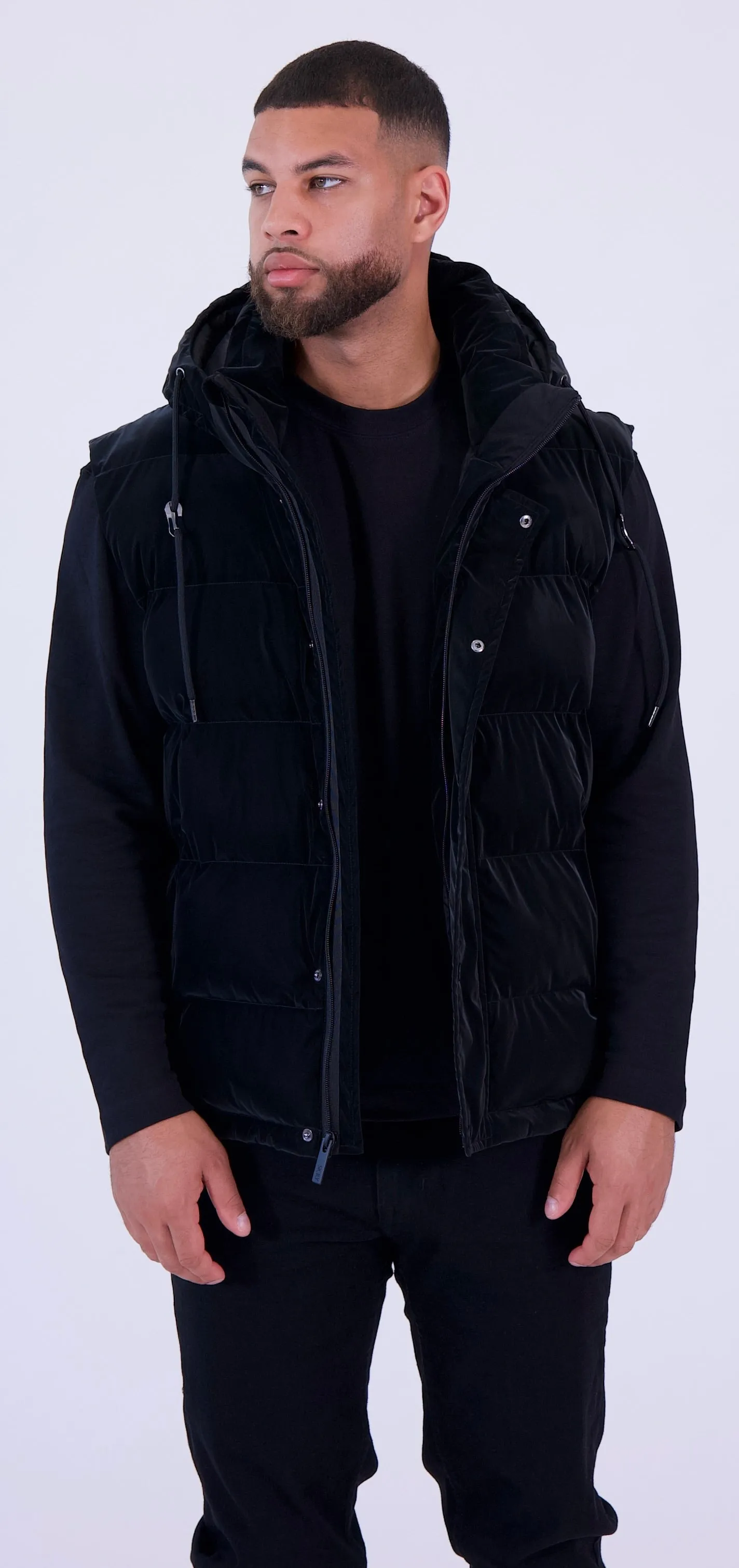 PUFFER VEST | Black Soft