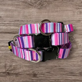 Purple & Pink Stripes Collar