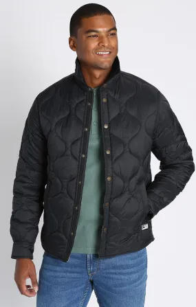 Quilted Flannel Lined Puffer Jacket