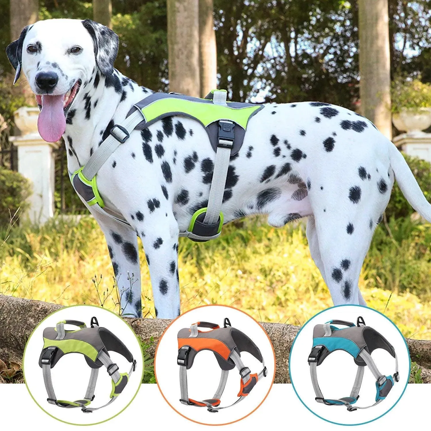 Reflective Dog Harness Explosion-Proof for Medium Large Dogs