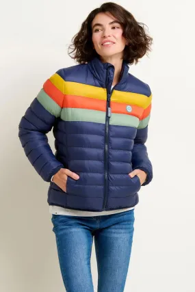 Retro Stripe Puffer Jacket