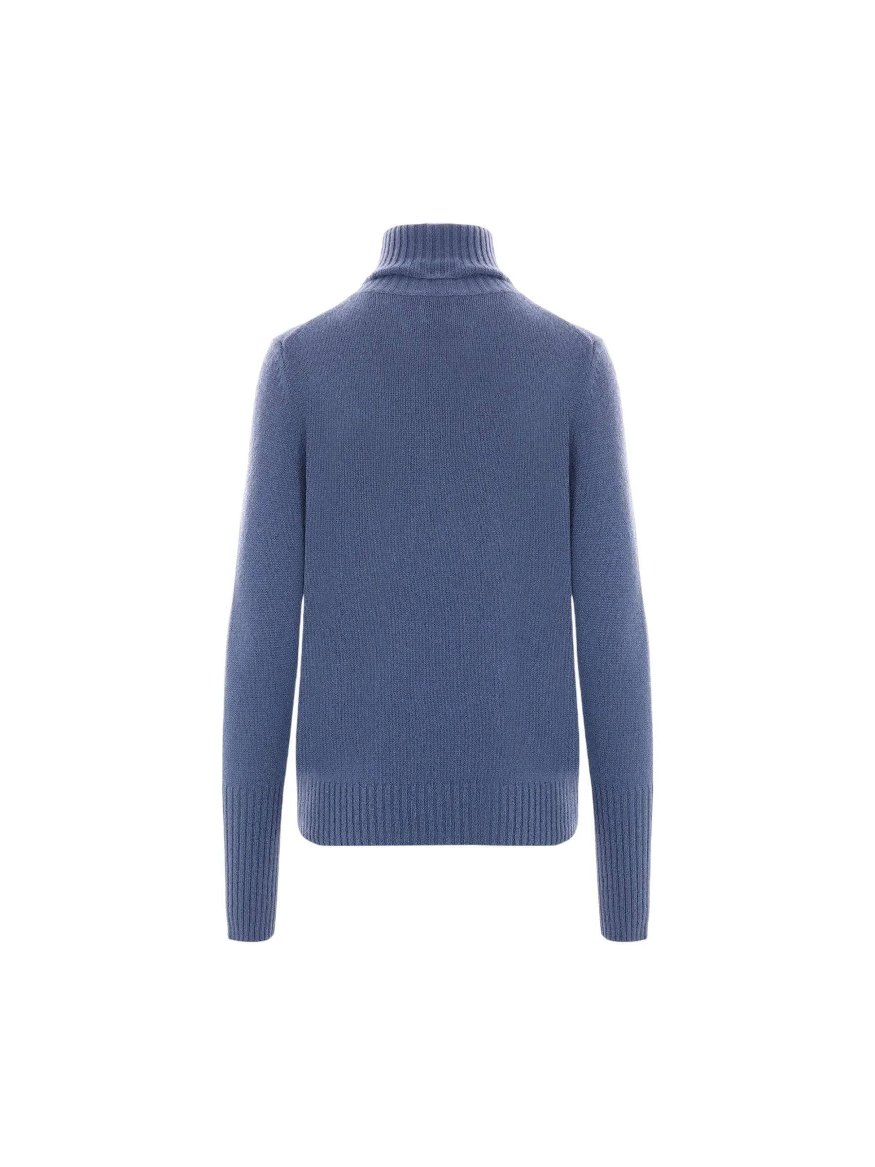 Ribbed Cashmere Turtleneck Sweater