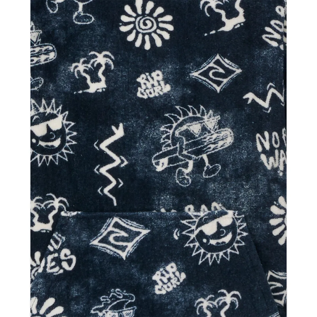 Rip Curl Kids Printed Hooded Poncho Towel