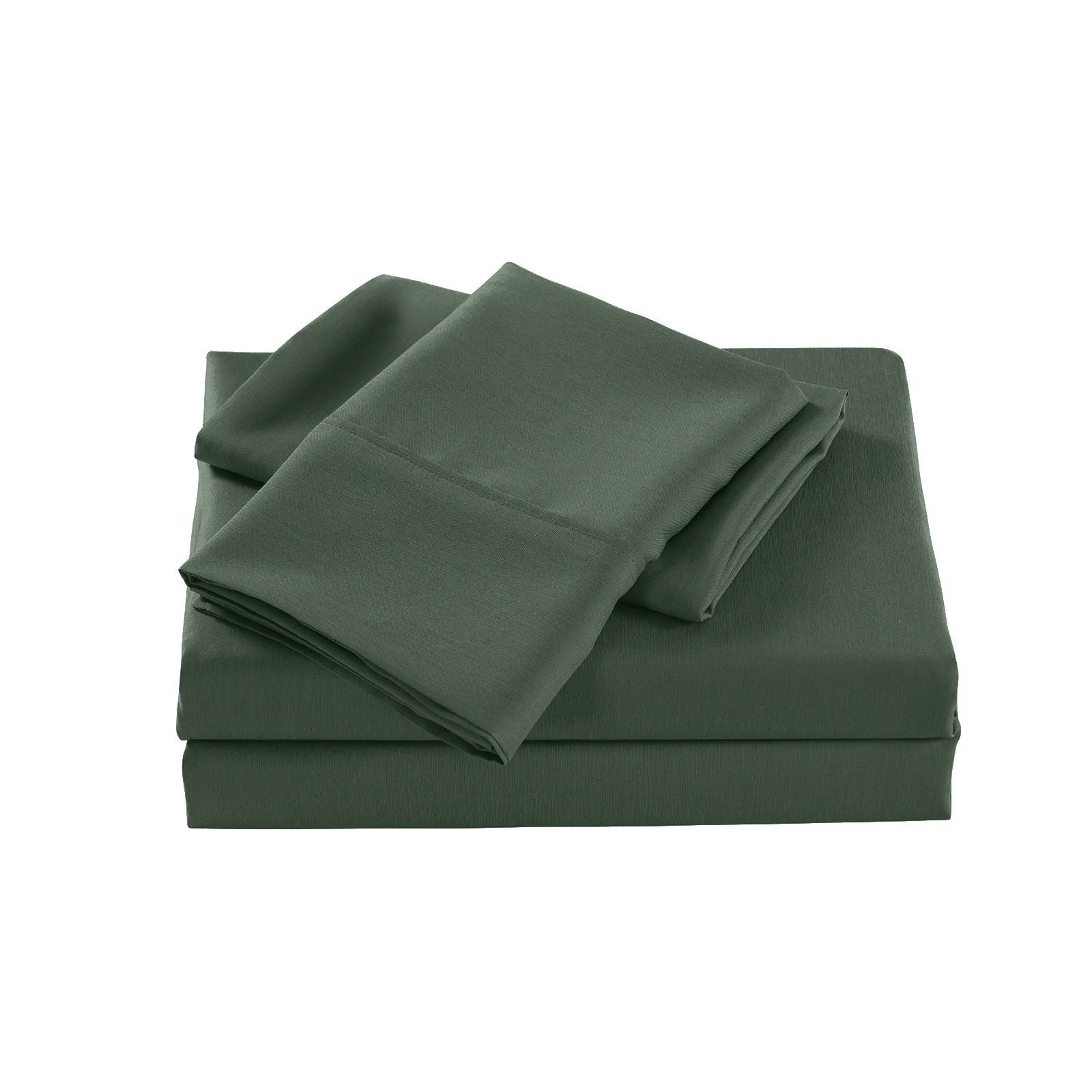 Royal Comfort 2000 Thread Count Bamboo Cooling Sheet Set Ultra Soft Bedding King Olive