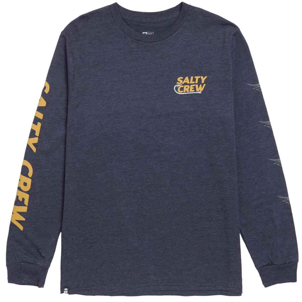 Salty Crew Hook Up Long Sleeve T-Shirt - Navy Heather