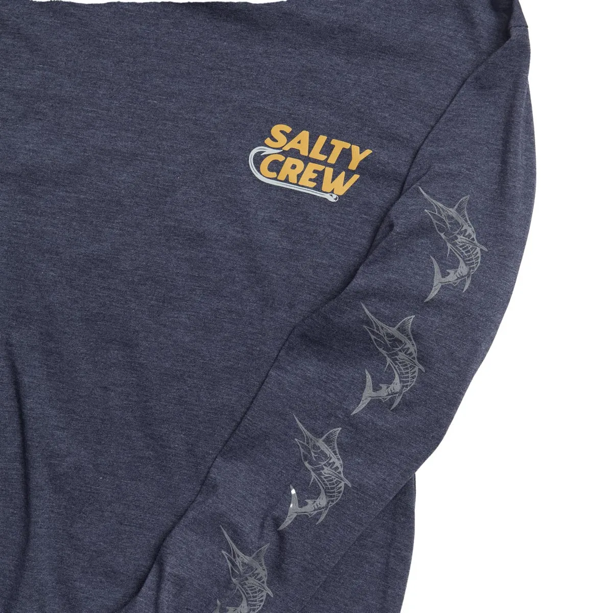 Salty Crew Hook Up Long Sleeve T-Shirt - Navy Heather