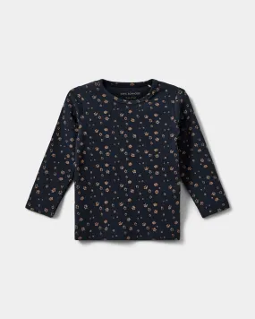 SEBASTIANSB T-SHIRT LONG SLEEVE - Dark Blue