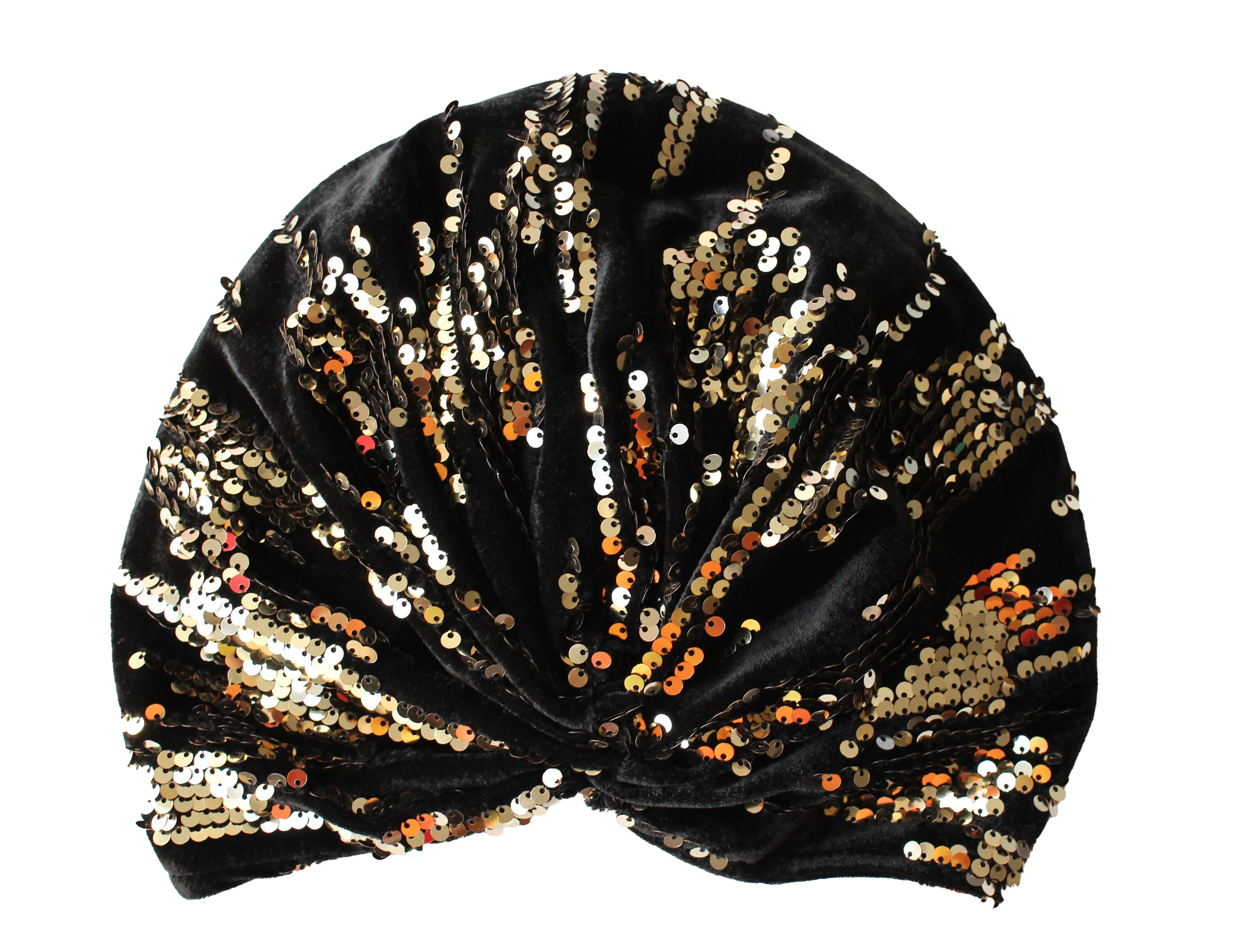 Sequin Velvet Headwear (Black)