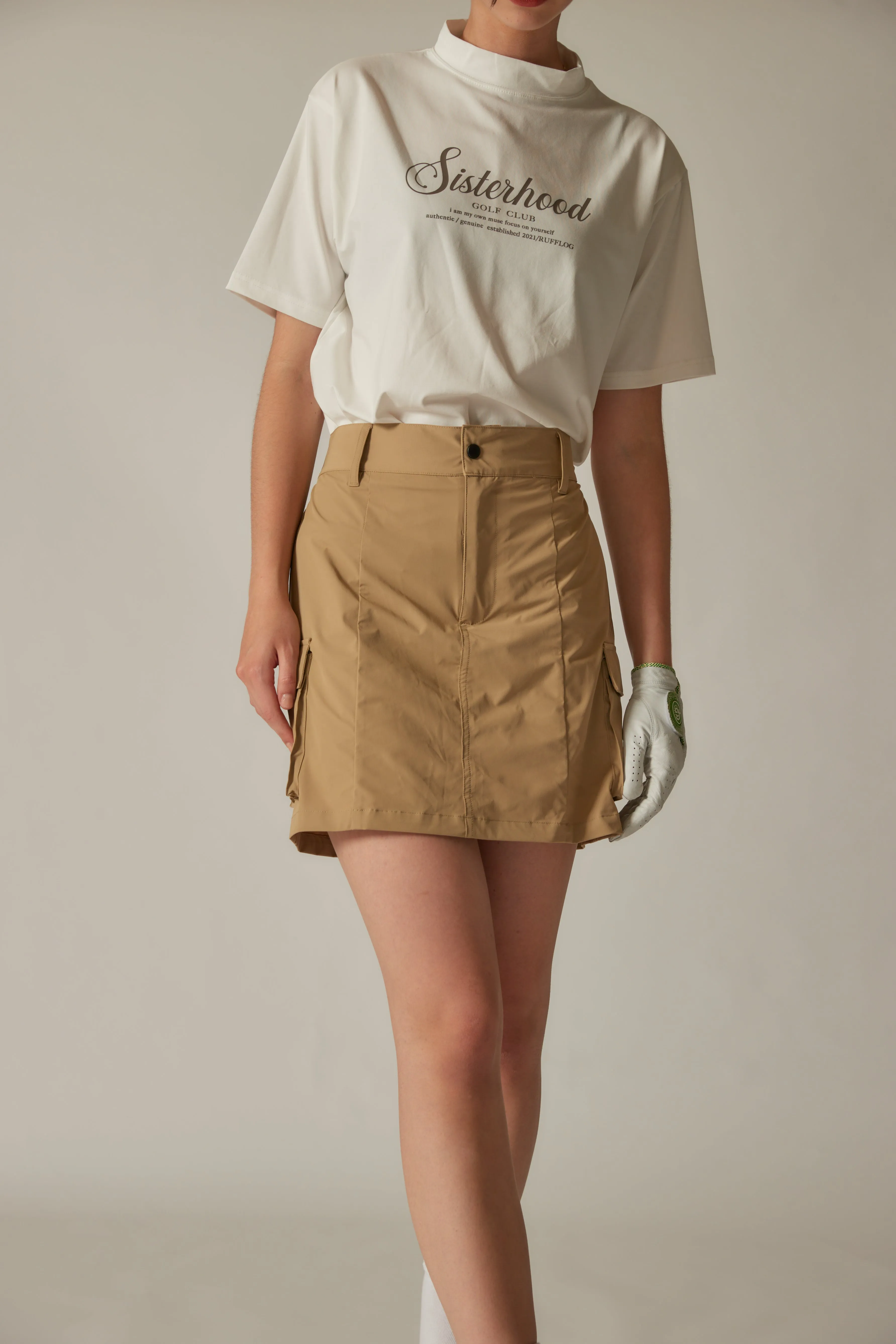 Sisterhood CARGO SKIRT BEIGE