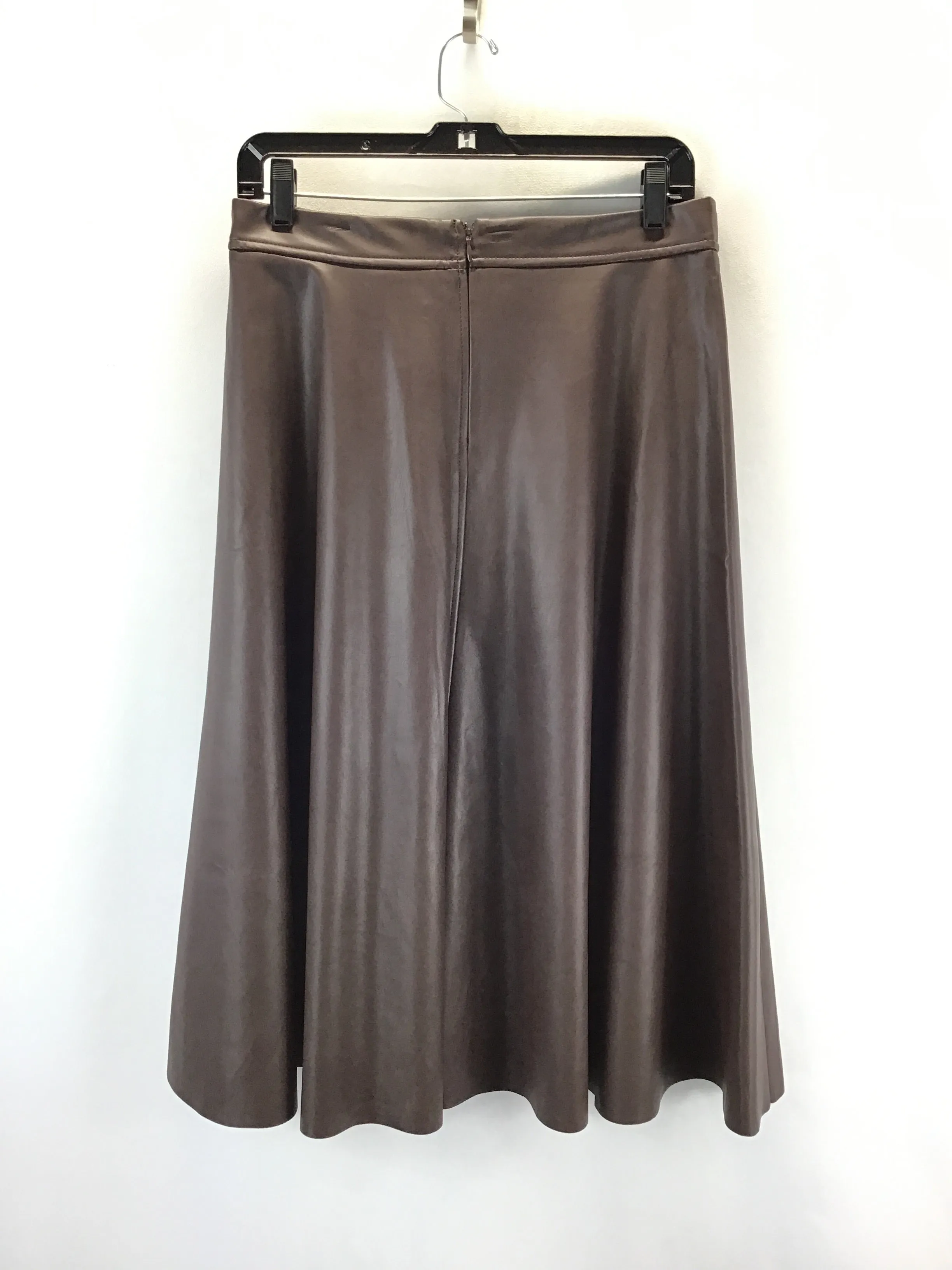 Skirt Midi By Banana Republic In Brown, Size: 10P