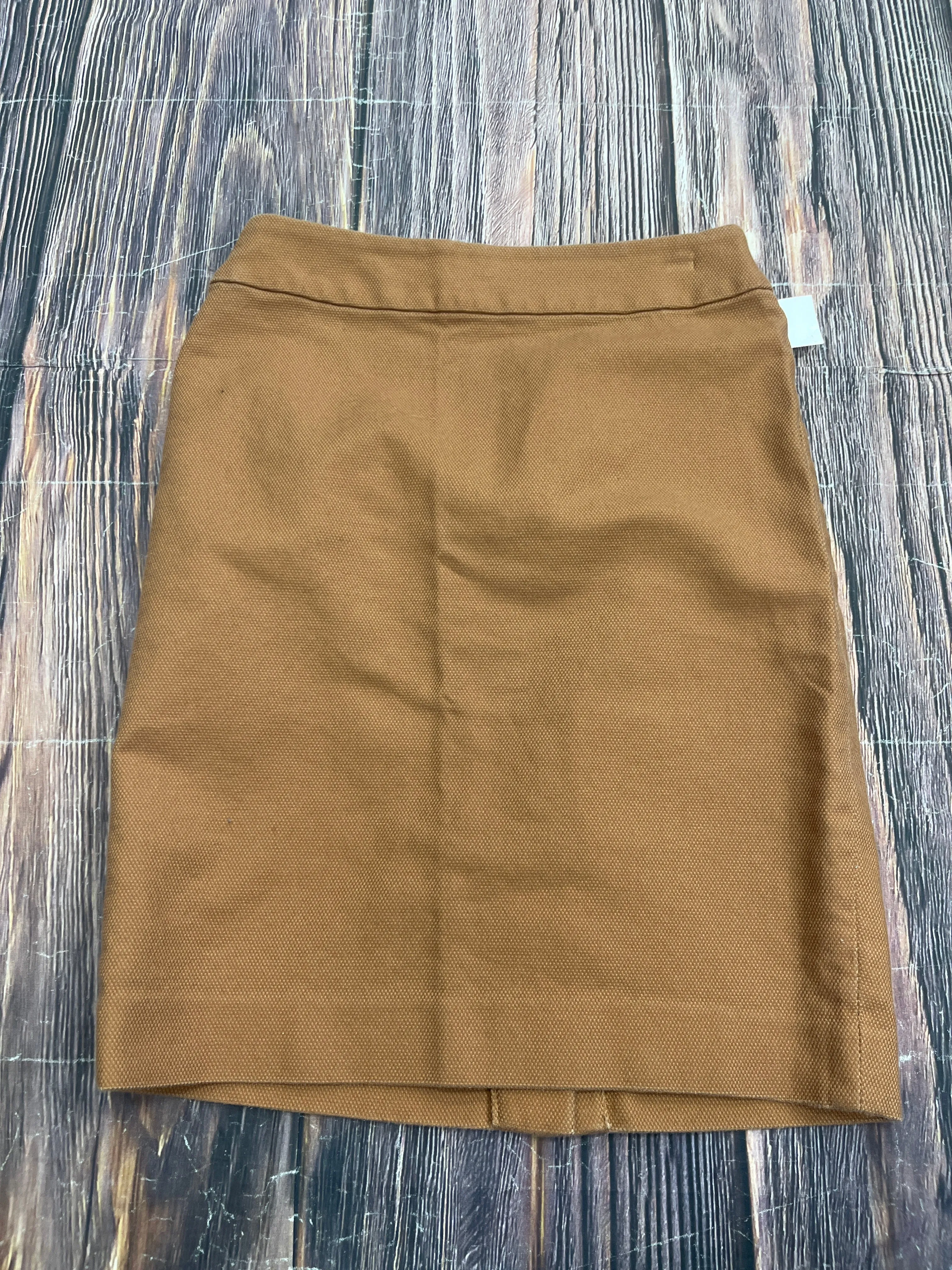 Skirt Midi By Loft In Brown, Size: Xs