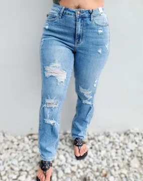 Skye Distressed Jeans