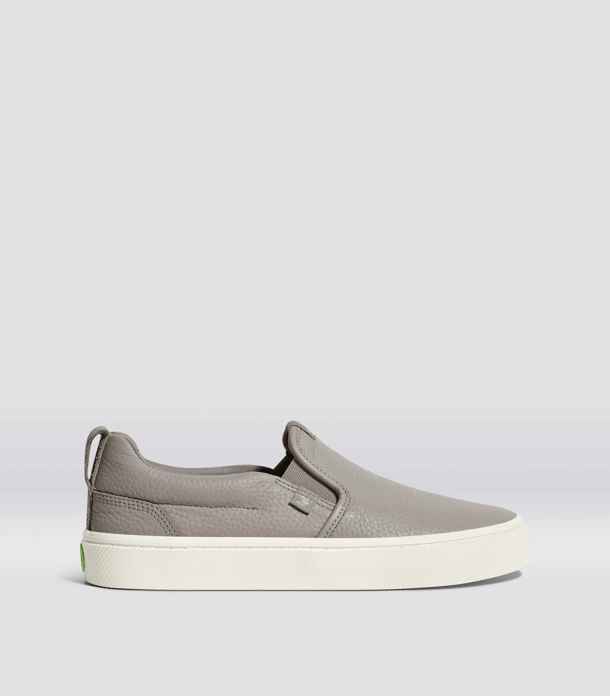 SLIP-ON Grey Premium Leather Sneaker Men