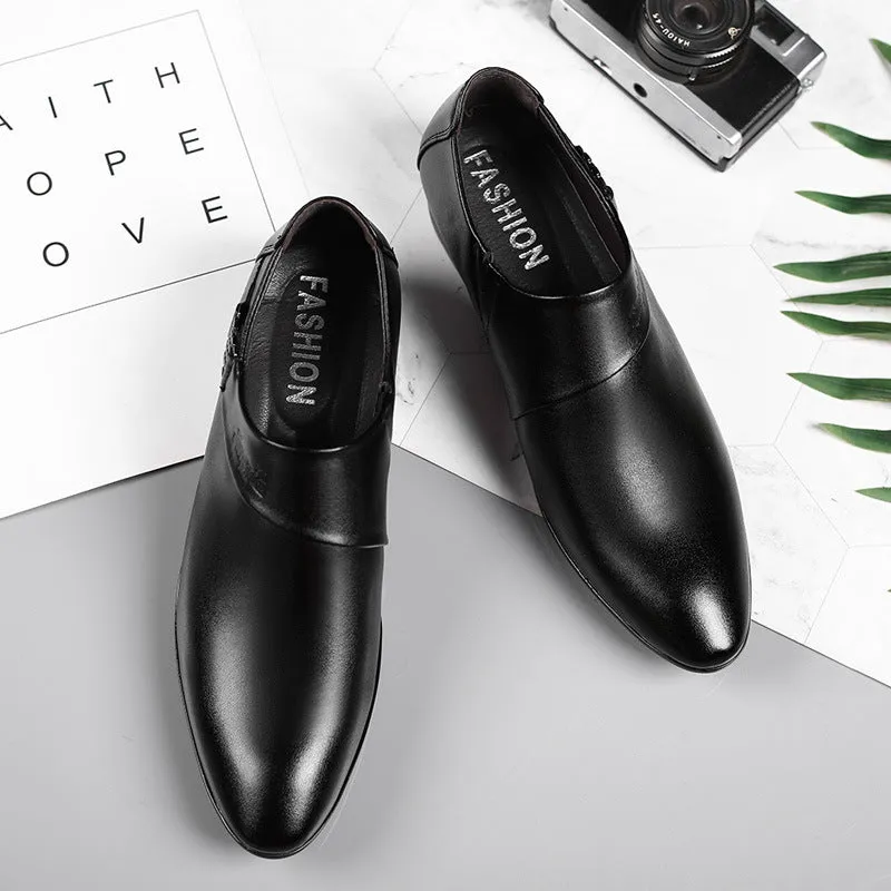 Slip-on Leather Shoes Men's