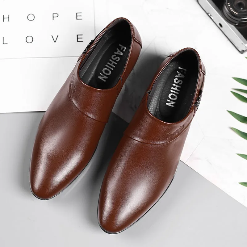 Slip-on Leather Shoes Men's