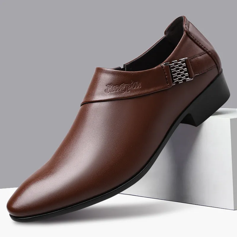 Slip-on Leather Shoes Men's