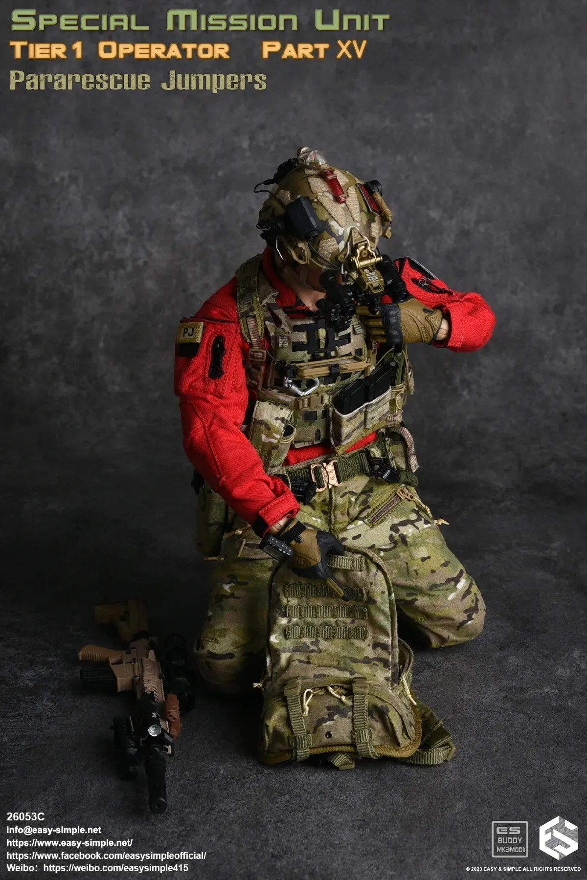 SMU Tier 1 Op. Pararescue Jumper - Multicam MOLLE Backpack