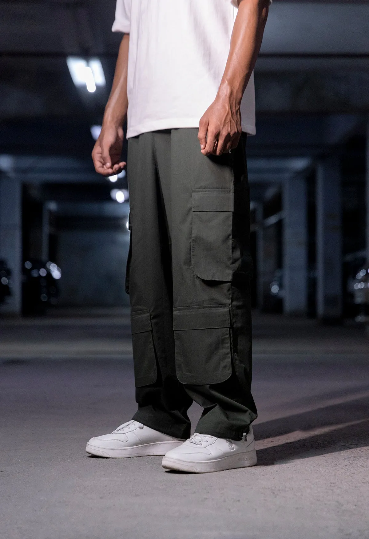 Snazzy Evergreen Cargo Pants