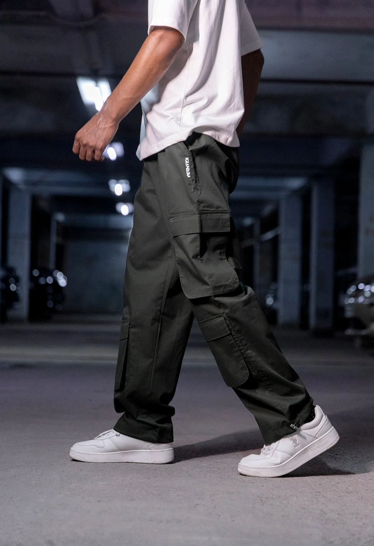 Snazzy Evergreen Cargo Pants