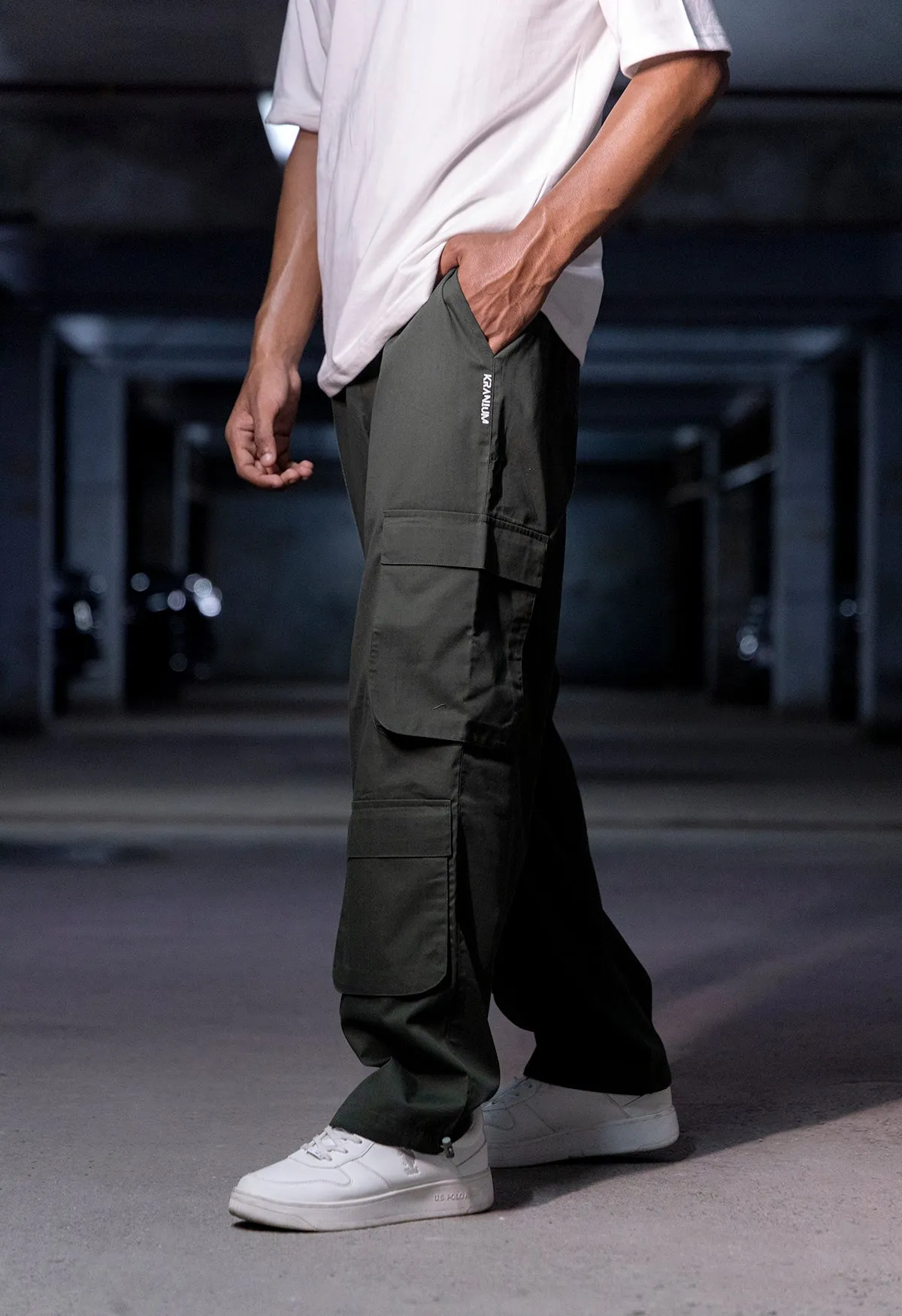 Snazzy Evergreen Cargo Pants