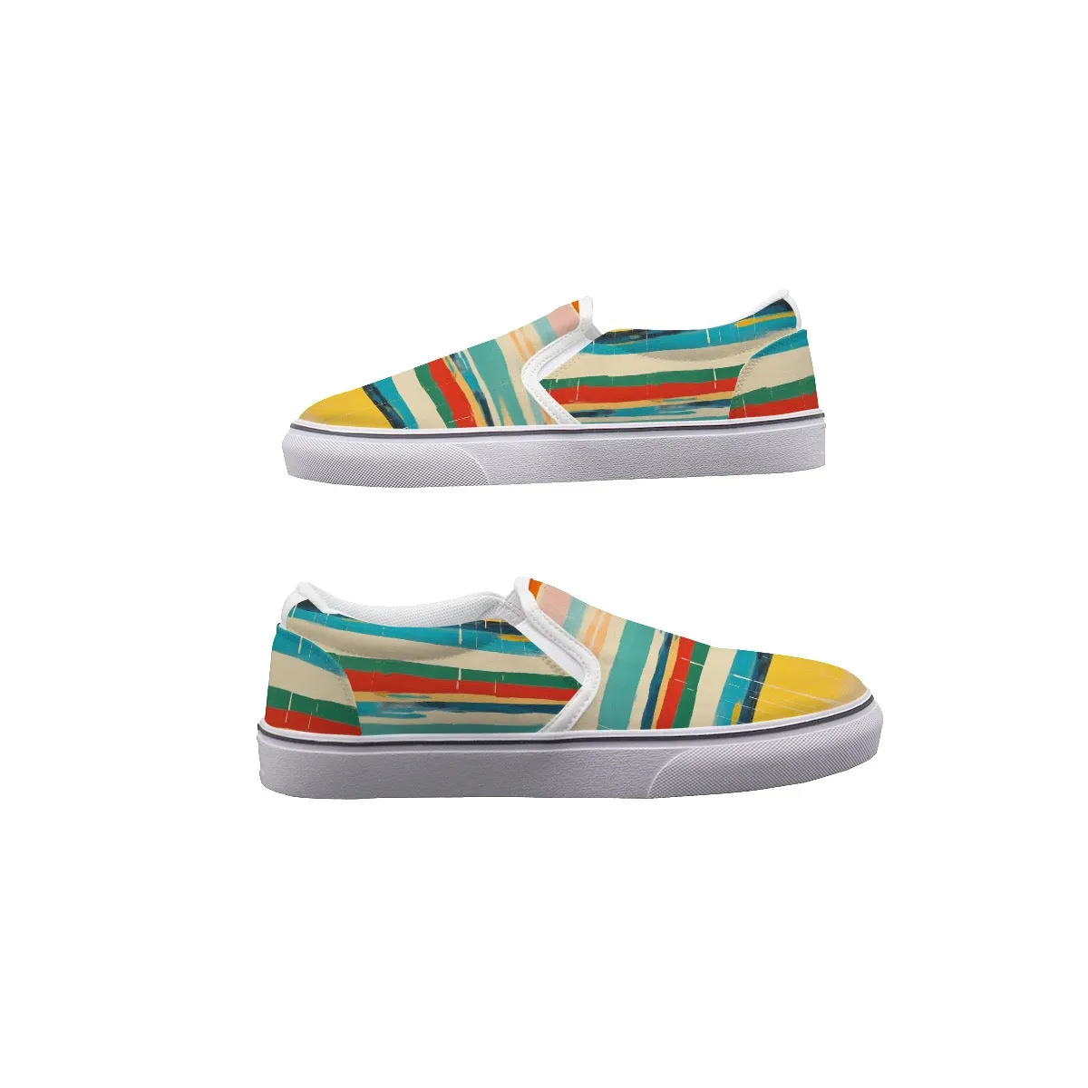 So#26 Men's Slip On Sneakers, summer straps