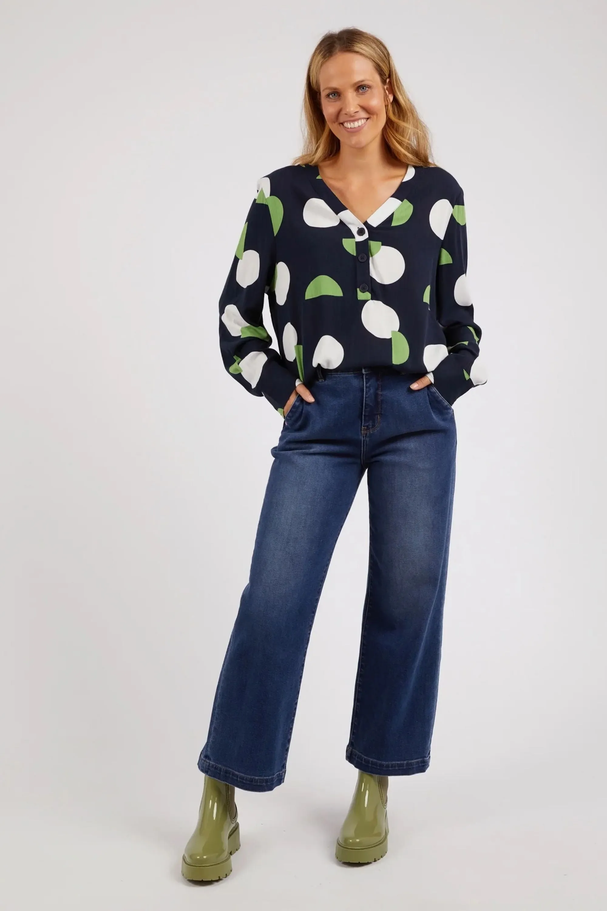 STORMY SPOT BLOUSE - 8138037